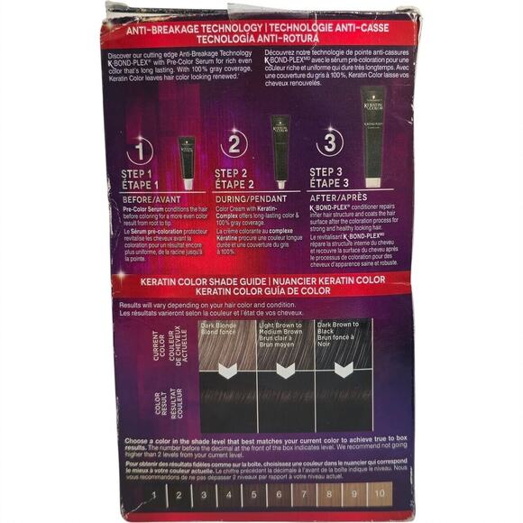 Schwarzkopf Keratin Color Permanent Hair Color 2.6 Rich Soft Black - Picture 2 of 6